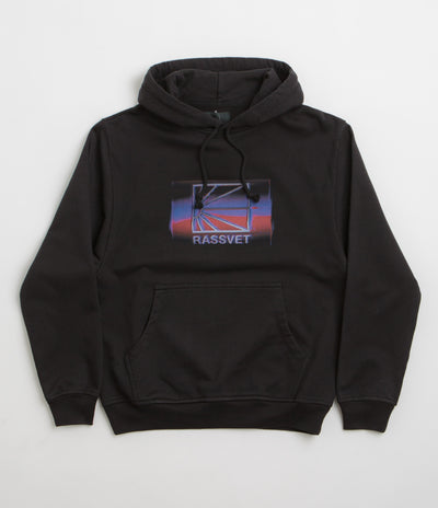 Rassvet Glitch Hoodie - Black