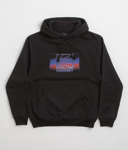 Rassvet Glitch Hoodie - Black