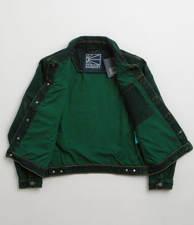 Rassvet Lined Denim Jacket - Green