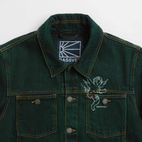 Rassvet Lined Denim Jacket - Green thumbnail