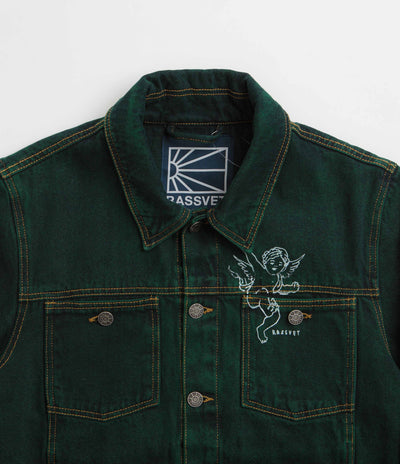 Rassvet Lined Denim Jacket - Green