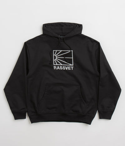 Rassvet Logo Hoodie - Black / White