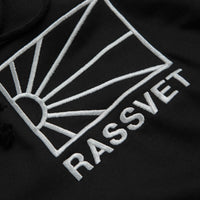 Rassvet Logo Hoodie - Black / White thumbnail