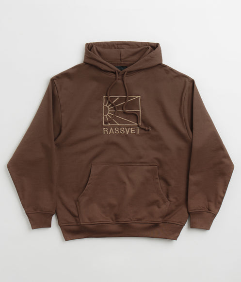 Rassvet Logo Hoodie - Brown