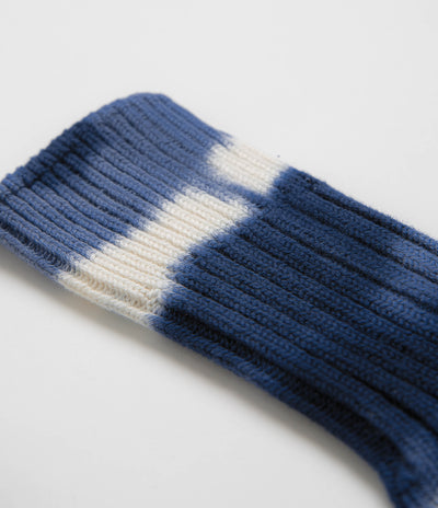 RoToTo Chunky Ribbed Socks - Navy / Blue