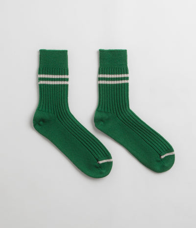 RoToTo Merino Lambswool Socks - Green