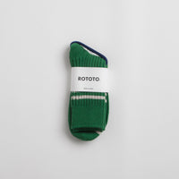 RoToTo Merino Lambswool Socks - Green thumbnail