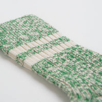 RoToTo OG Cotton Slub Stripe Socks - Green thumbnail