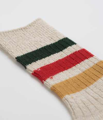 RoToTo Park Stripe Socks - Ivory