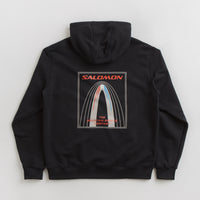 Salomon Bow Graphic Hoodie - Deep Black thumbnail