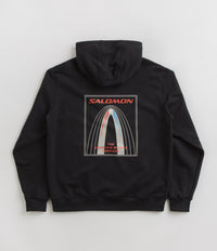 Salomon Bow Graphic Hoodie - Deep Black