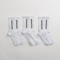 Salomon Everyday Crew Socks (3 Pack) - White / White / White thumbnail