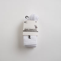 Salomon Everyday Crew Socks (3 Pack) - White / White / White thumbnail