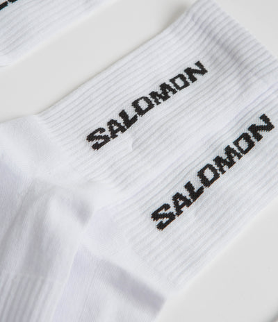 Salomon Everyday Crew Socks (3 Pack) - White / White / White