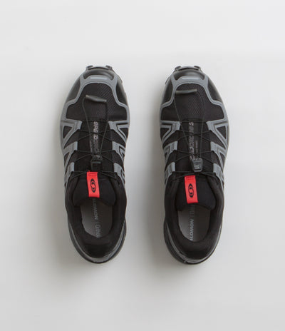 Salomon Speedcross 3 GTX Shoes - Black / Asphalt / Flame Scarlet