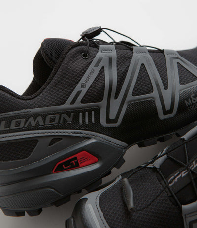 Salomon Speedcross 3 GTX Shoes - Black / Asphalt / Flame Scarlet