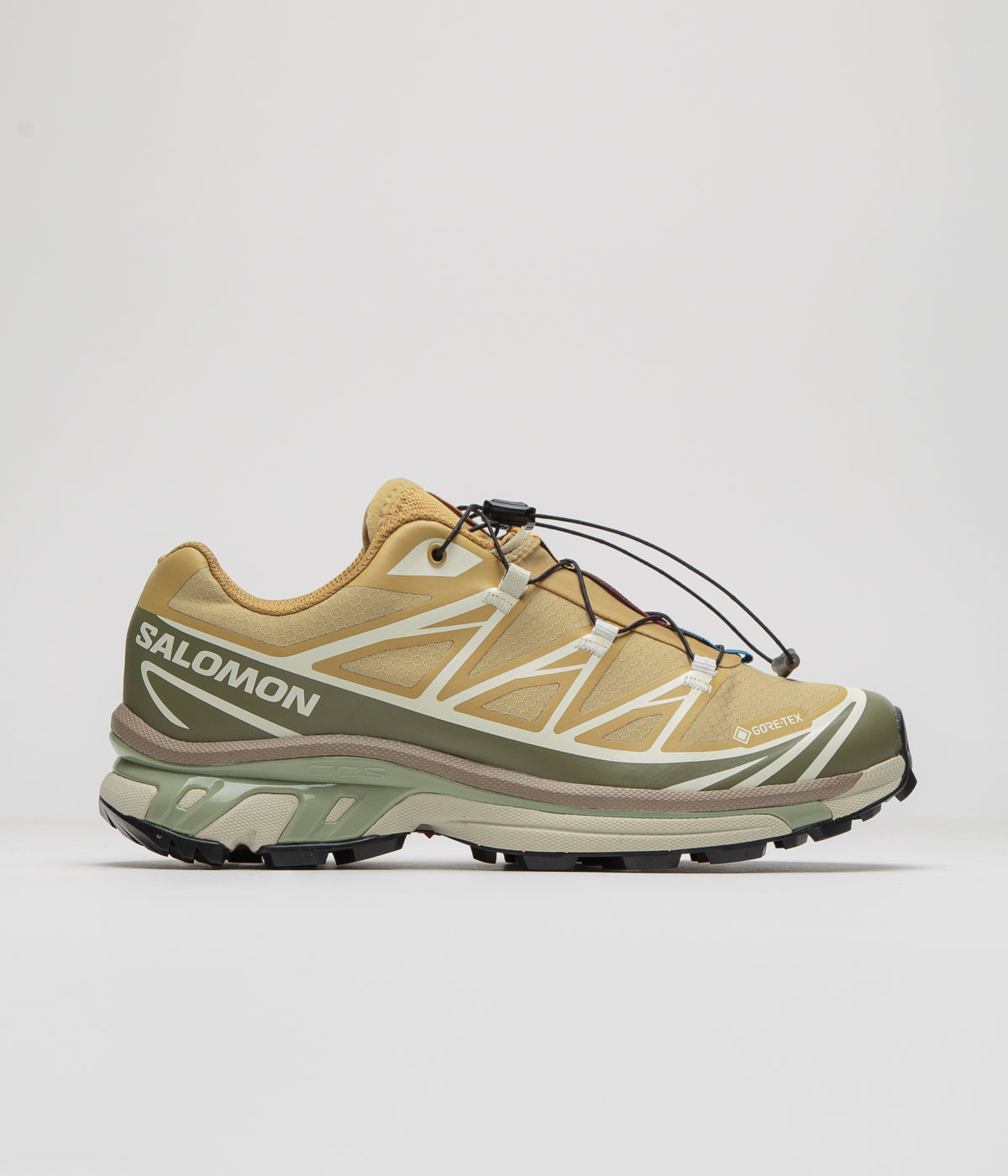 Salomon XT-6 GTX Shoes - Safari / Safari / Black Order by 3pm for Free Next  Day Delivery | Flatspot