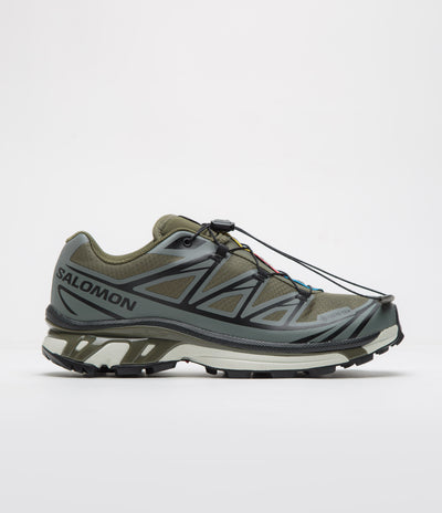 Salomon XT-6 GTX Shoes - Olive Night / Sedona Sage / Black