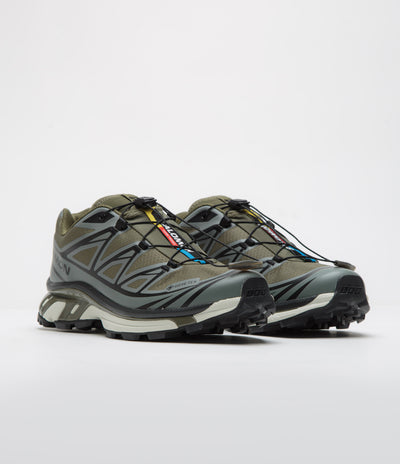 Salomon XT-6 GTX Shoes - Olive Night / Sedona Sage / Black