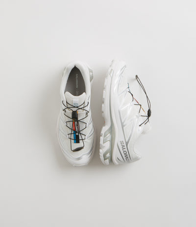 Salomon XT-6 GTX Shoes - White / White / Silver