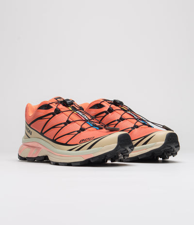 Salomon XT-6 Shoes - Living Coral / Black / Cement