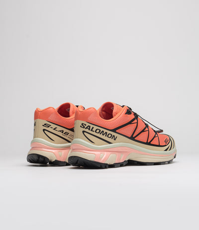 Salomon XT-6 Shoes - Living Coral / Black / Cement