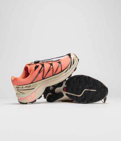 Salomon XT-6 Shoes - Living Coral / Black / Cement