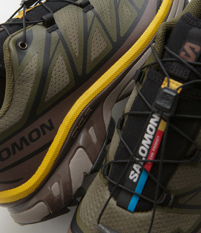 Salomon XT-6 Shoes - Olive Night / Black / Sulphur