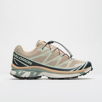 Salomon XT-6 Shoes - Oxford Tan / Carbon / Clearly Aqua thumbnail