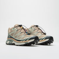 Salomon XT-6 Shoes - Oxford Tan / Carbon / Clearly Aqua thumbnail