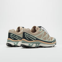 Salomon XT-6 Shoes - Oxford Tan / Carbon / Clearly Aqua thumbnail