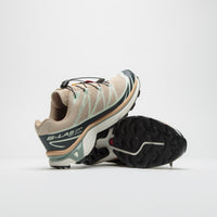 Salomon XT-6 Shoes - Oxford Tan / Carbon / Clearly Aqua thumbnail