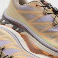 Salomon XT-6 Skyline Shoes - White Pepper / Peach Quartz / Orchid Petal thumbnail