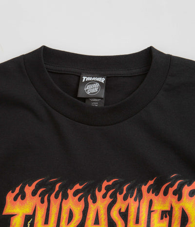 Santa Cruz x Thrasher O'Brien Reaper T-Shirt - Black