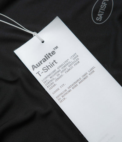 Satisfy AuraLite T-Shirt - Black