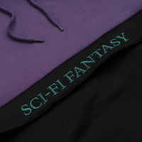 Sci-Fi Fantasy Colorblocked Hoodie - Purple / Black thumbnail