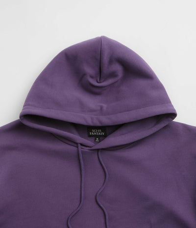 Sci-Fi Fantasy Colorblocked Hoodie - Purple / Black