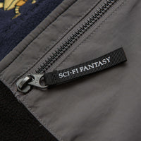 Sci-Fi Fantasy Crab Quarter Zip Sweatshirt - Black thumbnail