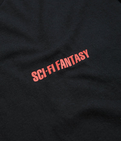 Sci-Fi Fantasy Fantasy World Long Sleeve T-Shirt - Black