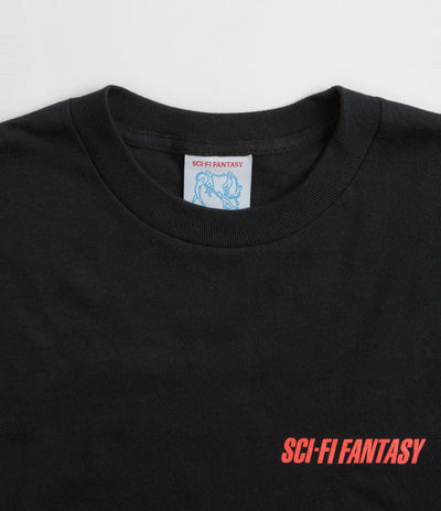 Sci-Fi Fantasy Fantasy World Long Sleeve T-Shirt - Black