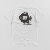 Sci-Fi Fantasy Fish Pocket T-Shirt - White thumbnail