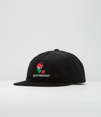 Sci-Fi Fantasy Flying Rose Cap - Black