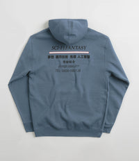 Sci-Fi Fantasy Industrial Hoodie - Storm Blue