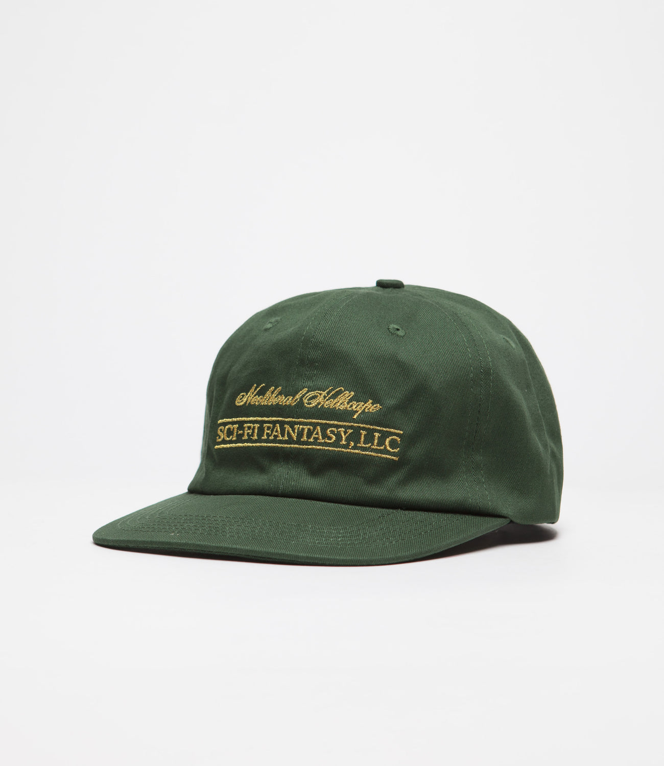 Sci-Fi Fantasy Neoliberal Hellscape Cap - Green | Flatspot