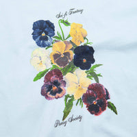 Sci-Fi Fantasy Pansy Society T-Shirt - Soft Blue thumbnail