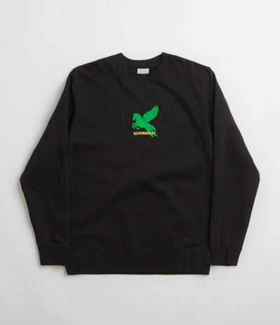 Sci-Fi Fantasy Pegasus Crewneck Sweatshirt - Black