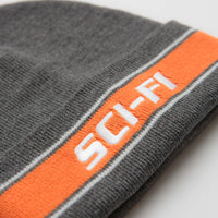 Sci-Fi Fantasy Striped Logo Beanie - Heather thumbnail