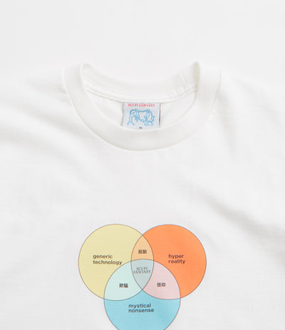 Sci-Fi Fantasy Venn Diagram T-Shirt - White