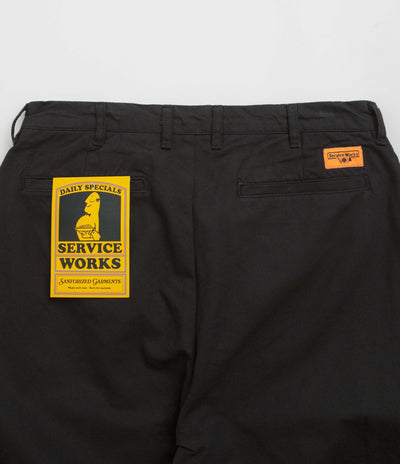 Service Works Canvas Part Timer Pants - Black