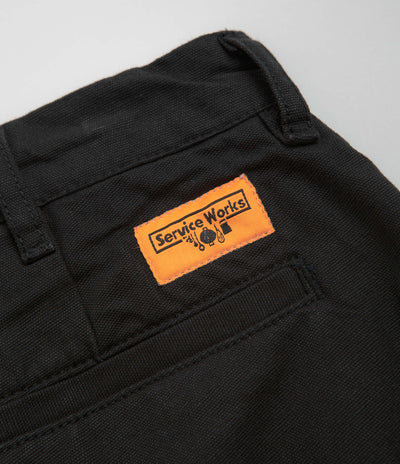 Service Works Canvas Part Timer Pants - Black